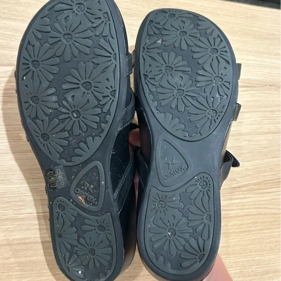 Aetrex Black Adjustable Sandals - Picture 3 of 4